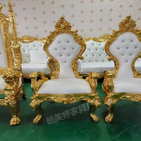 Office Furniture Images - เก้าอี้สไตล์ยุโรป เก้าอี้เจ้าหญิงสไตล์นีโอคลาสสิก โรงแรม คลับเฮาส์ ตกแต่งระดับไฮเอนด์ ชุดโต๊ะและเก้าอี้พนักพิงสูง