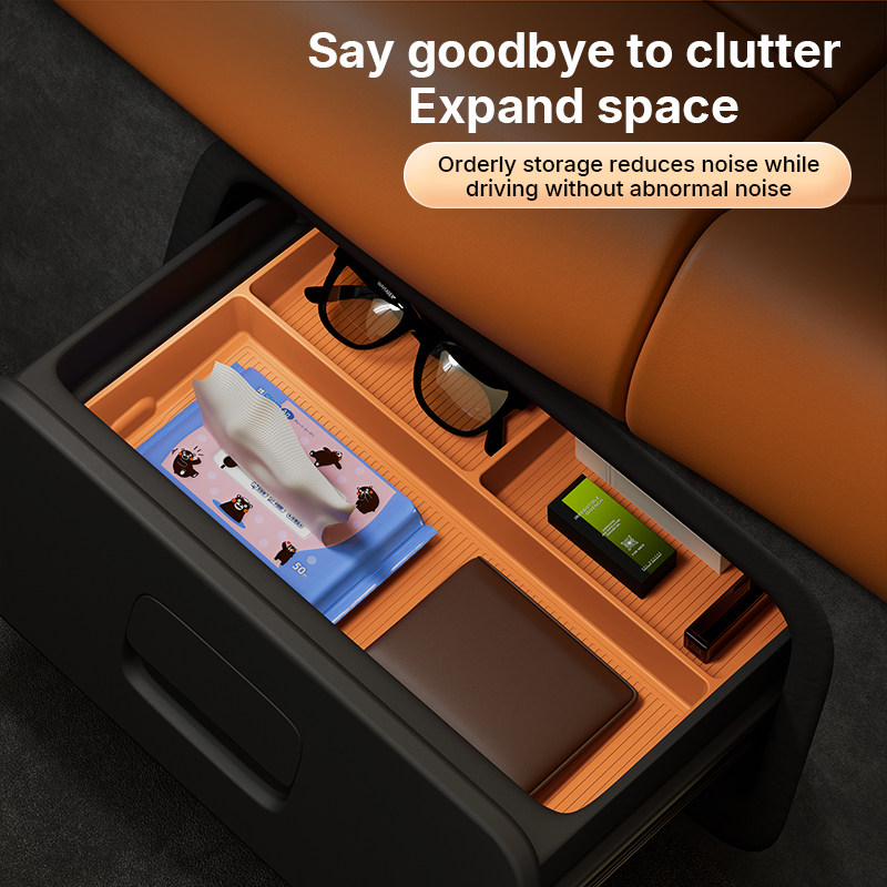 กล่องเก็บของใต้เบาะรถยนต์ Xiao - Drawer Organizer Tray บทวิจารณ์และราคา