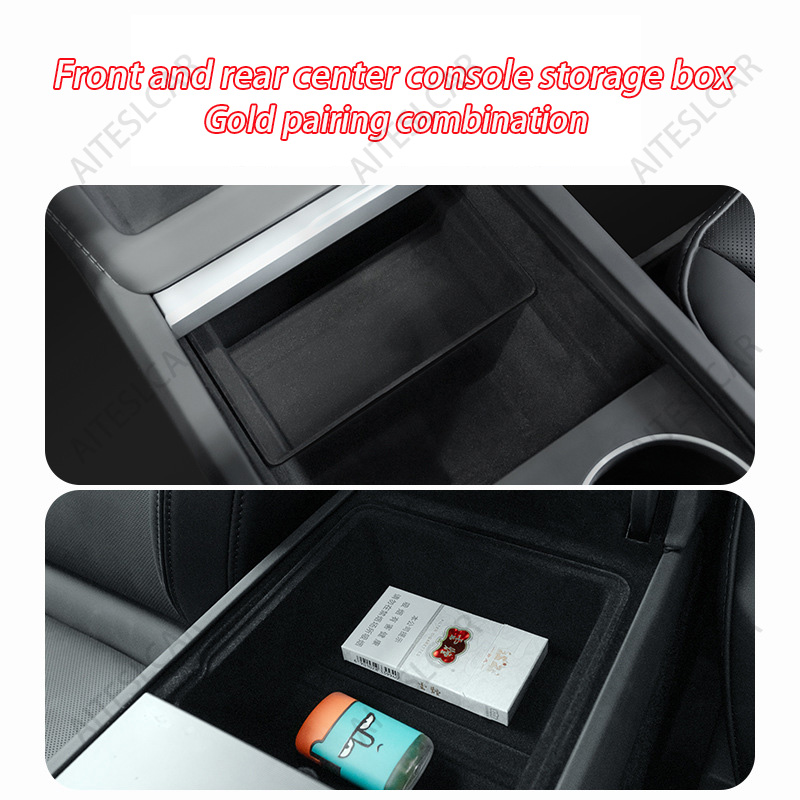กล่องเก็บของคอนโซลกลางสำหรับรถ - Drawer Organizer Tray บทวิจารณ์และราคา