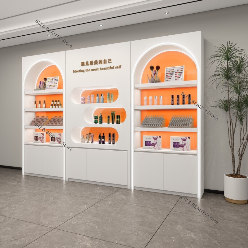 ตู้โชว์ร้านเสริมสวยหรูหราแบบสั - Office Furniture Images บทวิจารณ์และราคา
