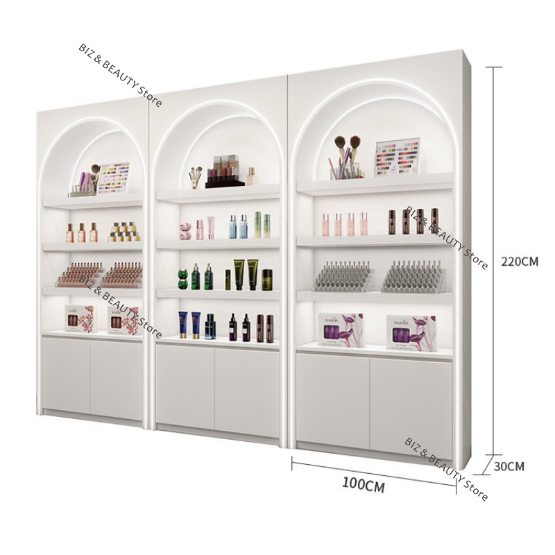 ตู้โชว์ร้านเสริมสวยหรูหราแบบสั - Office Furniture Images บทวิจารณ์และราคา