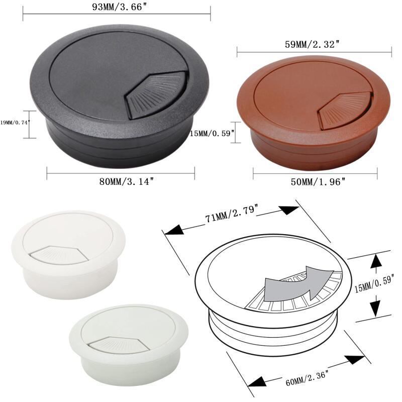 ฝาครอบรูสายเคเบิล 1 ชิ้น ตัวร้ - Office Furniture Warehouse บทวิจารณ์และราคา