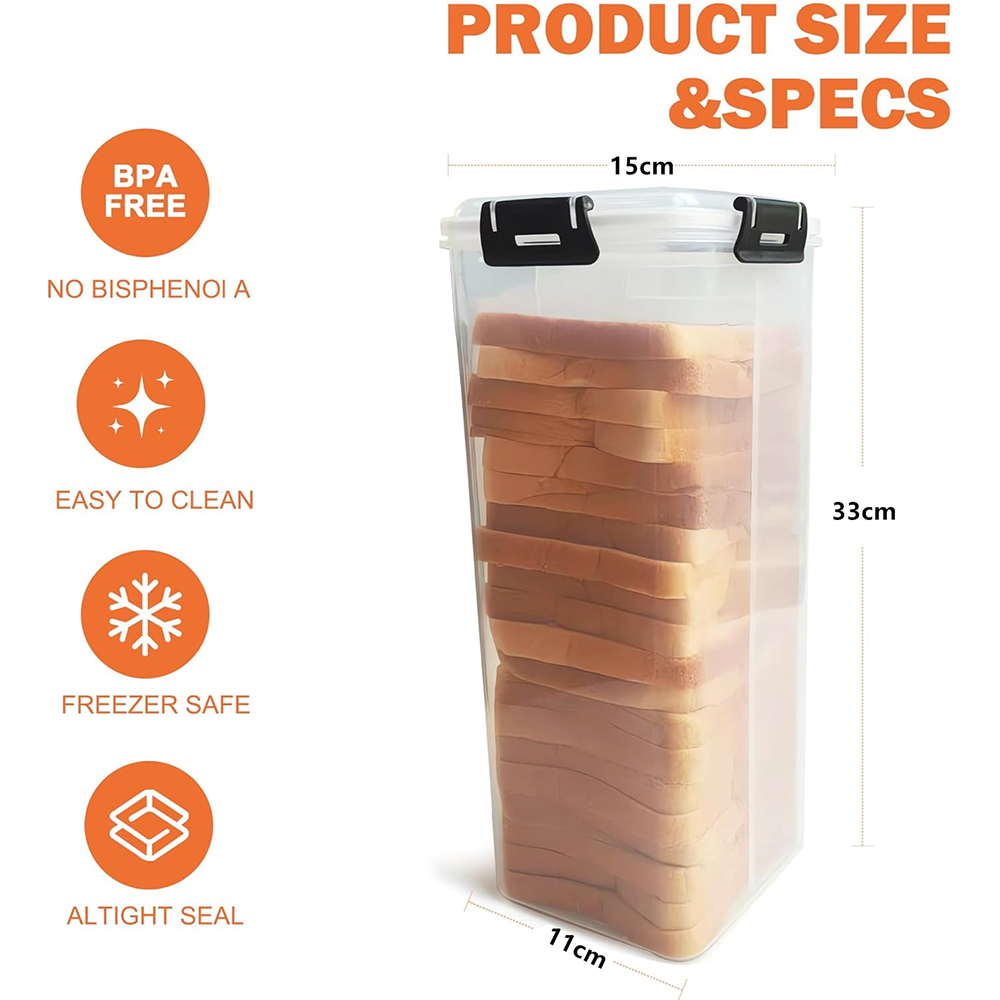 กล่องเก็บขนมปังพร้อมฝาปิดกันอา - Drawer Organizer Tray บทวิจารณ์และราคา