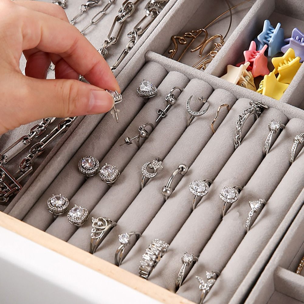 กล่องจัดระเบียบแบบซ้อนได้ กล่อ - Drawer Organizer Tray บทวิจารณ์และราคา
