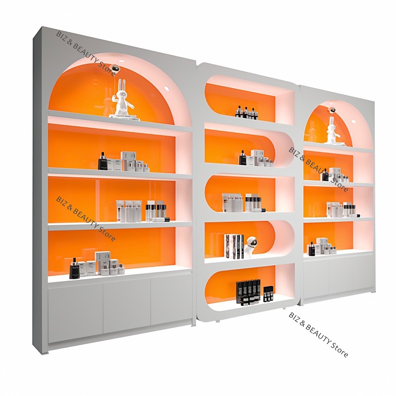 ตู้โชว์เครื่องสำอางเคลือบเงาแบ - Office Furniture Images บทวิจารณ์และราคา