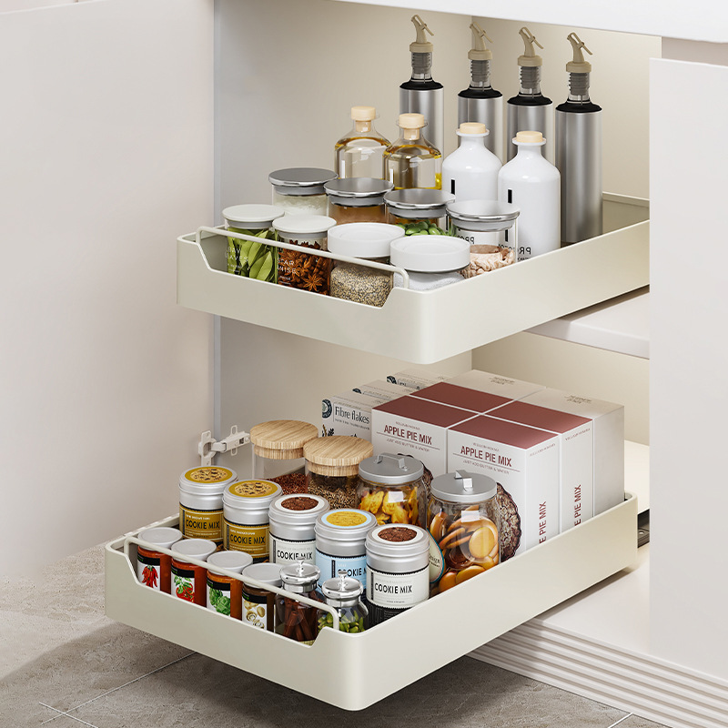 ที่เก็บของในครัวแบบโลหะพร้อมรา - Drawer Organizer Tray บทวิจารณ์และราคา